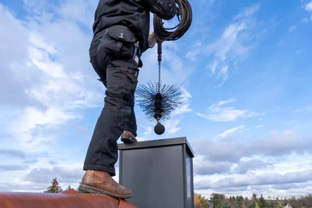 Modern chimney cleaning