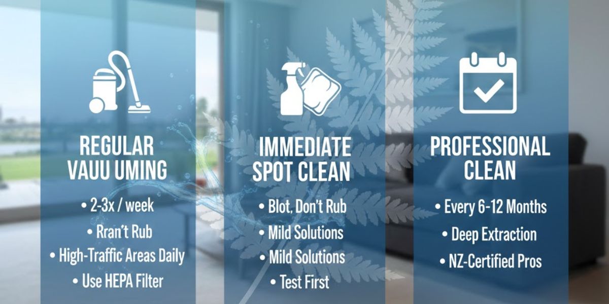 Carpet Cleaning in New Zealand: Methods, Costs & Maintenance Guide Carpet Maintenance Tips for NZ Homes