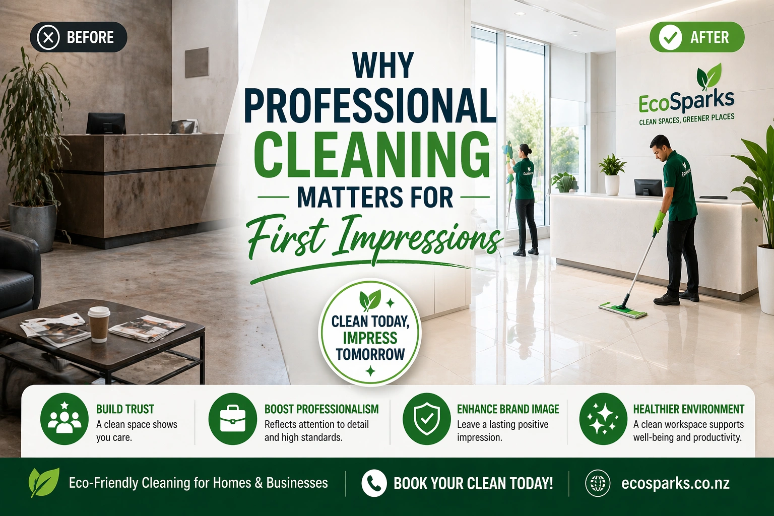 cleaning matters for first impressions