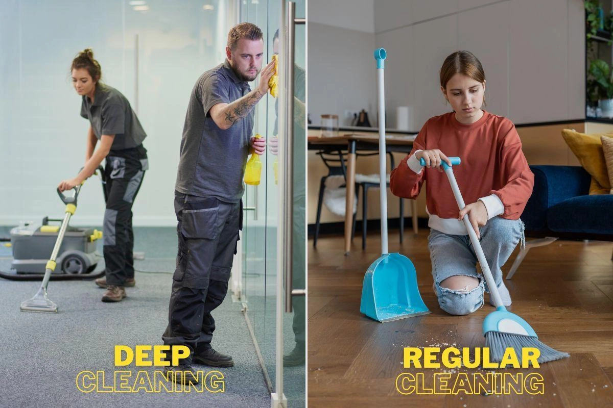 house deep cleaning service team