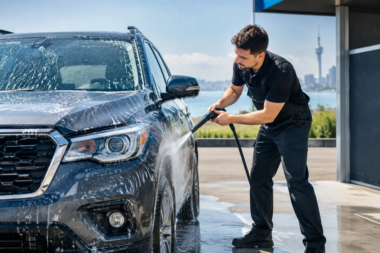 Vehicle Washing Service Auckland for Busy Days